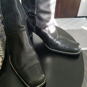 Aerosols Leather Bootie -  Approx 10" height